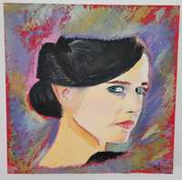 Quadro a óleo - Eva Green - Samuel da Rosa