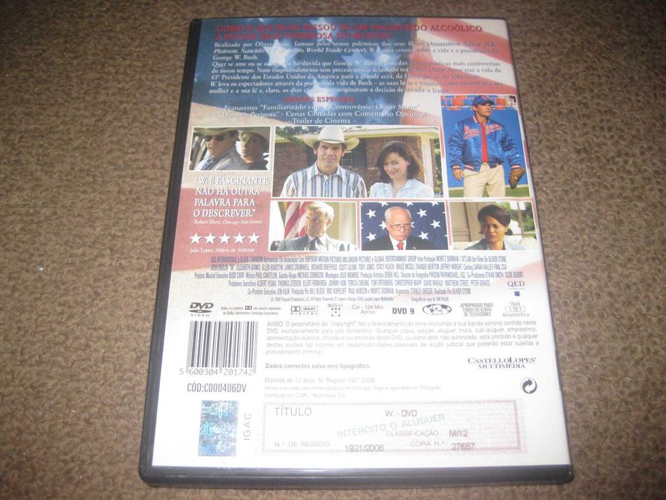 DVD "W." de Oliver Stone