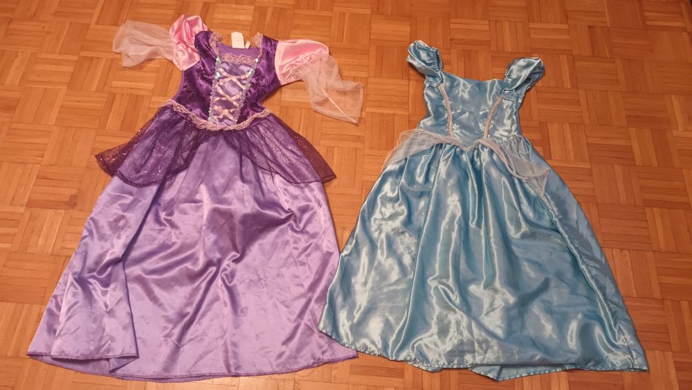 Sukienka księżniczka Roszpunka Kopciuszek