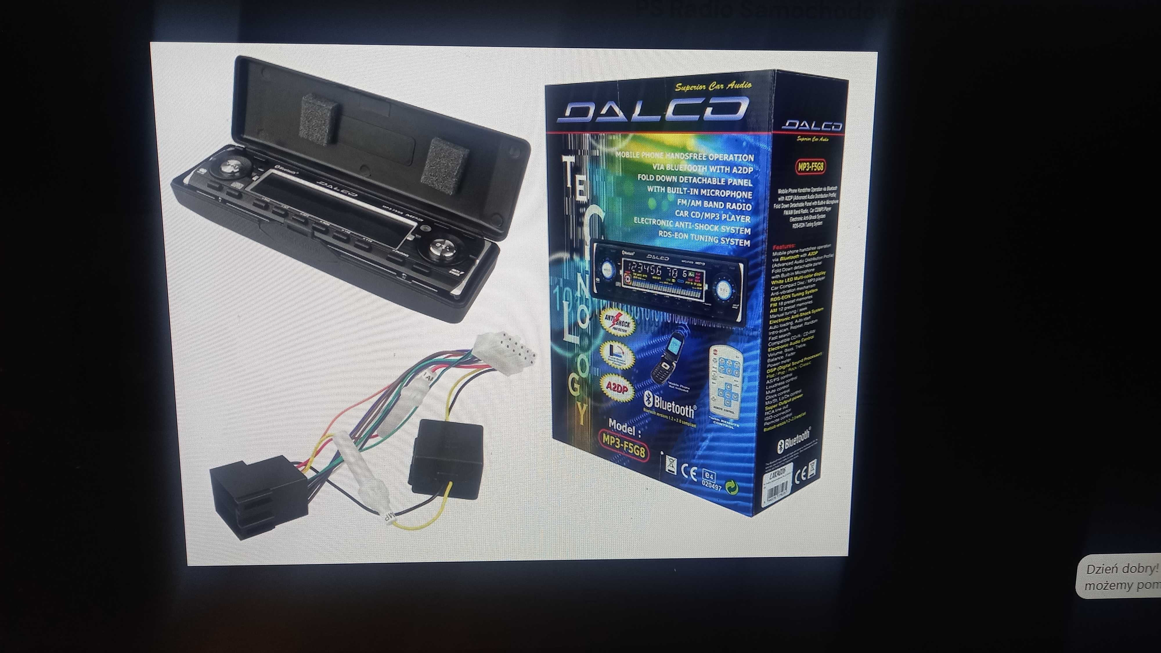 Radio samochodowe  DALCO-MP3-F5G8