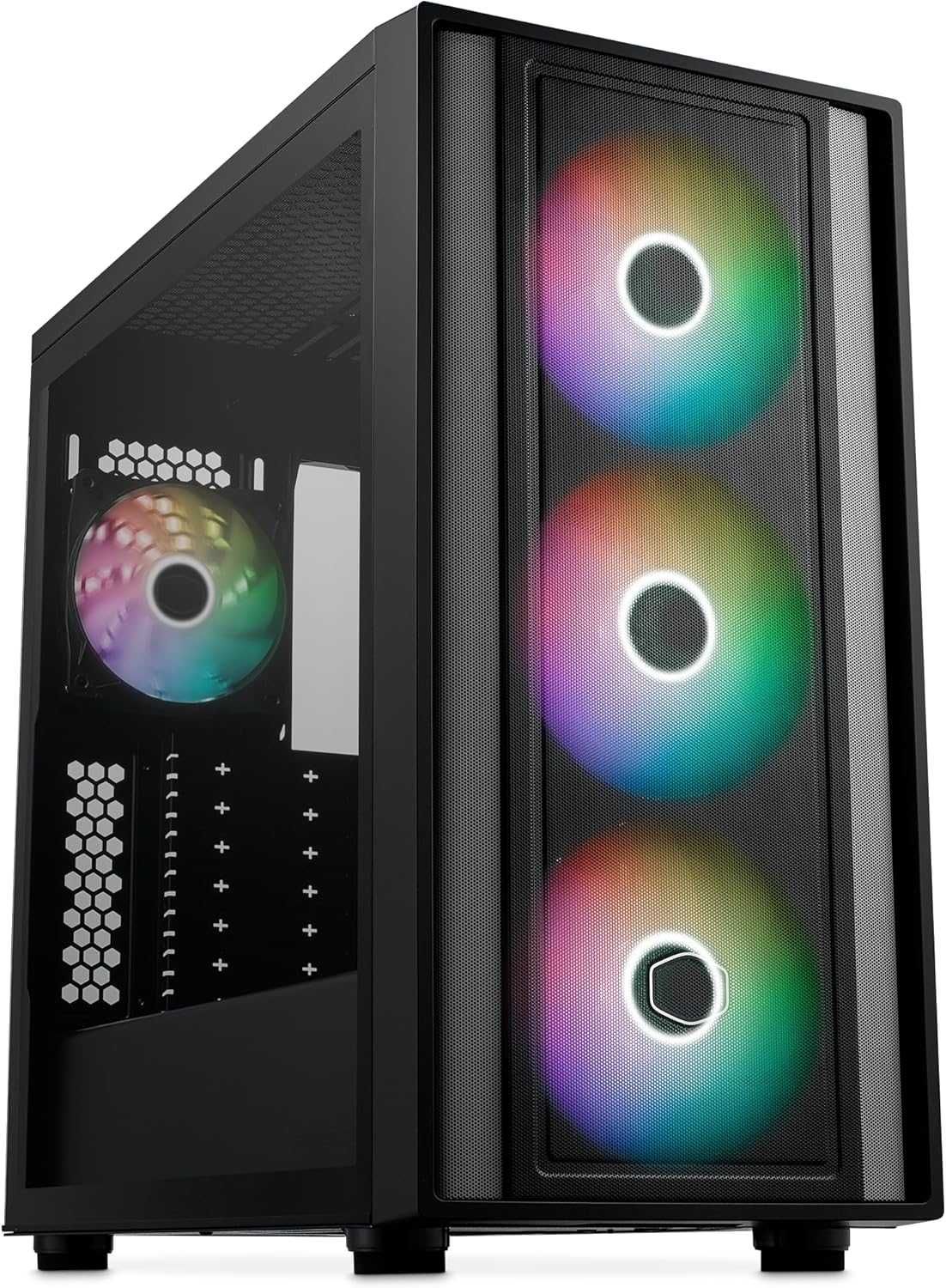 Корпус ПК Cooler Master MasterBox 600 MB600 чорний 4 aRGB кулера