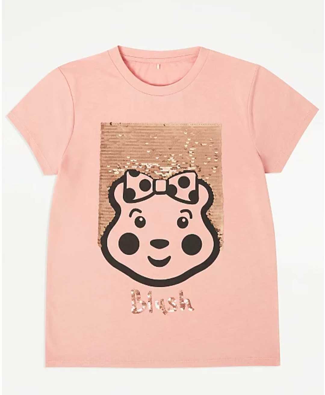 T-shirt odwracane cekiny Miś Pudsey GEORGE 146-152