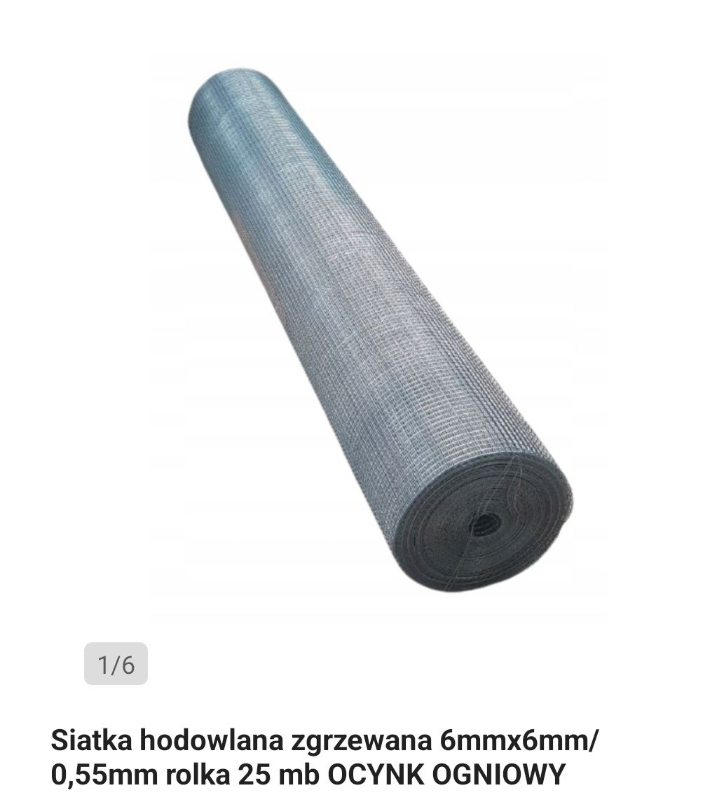 Siatka ocynkowana