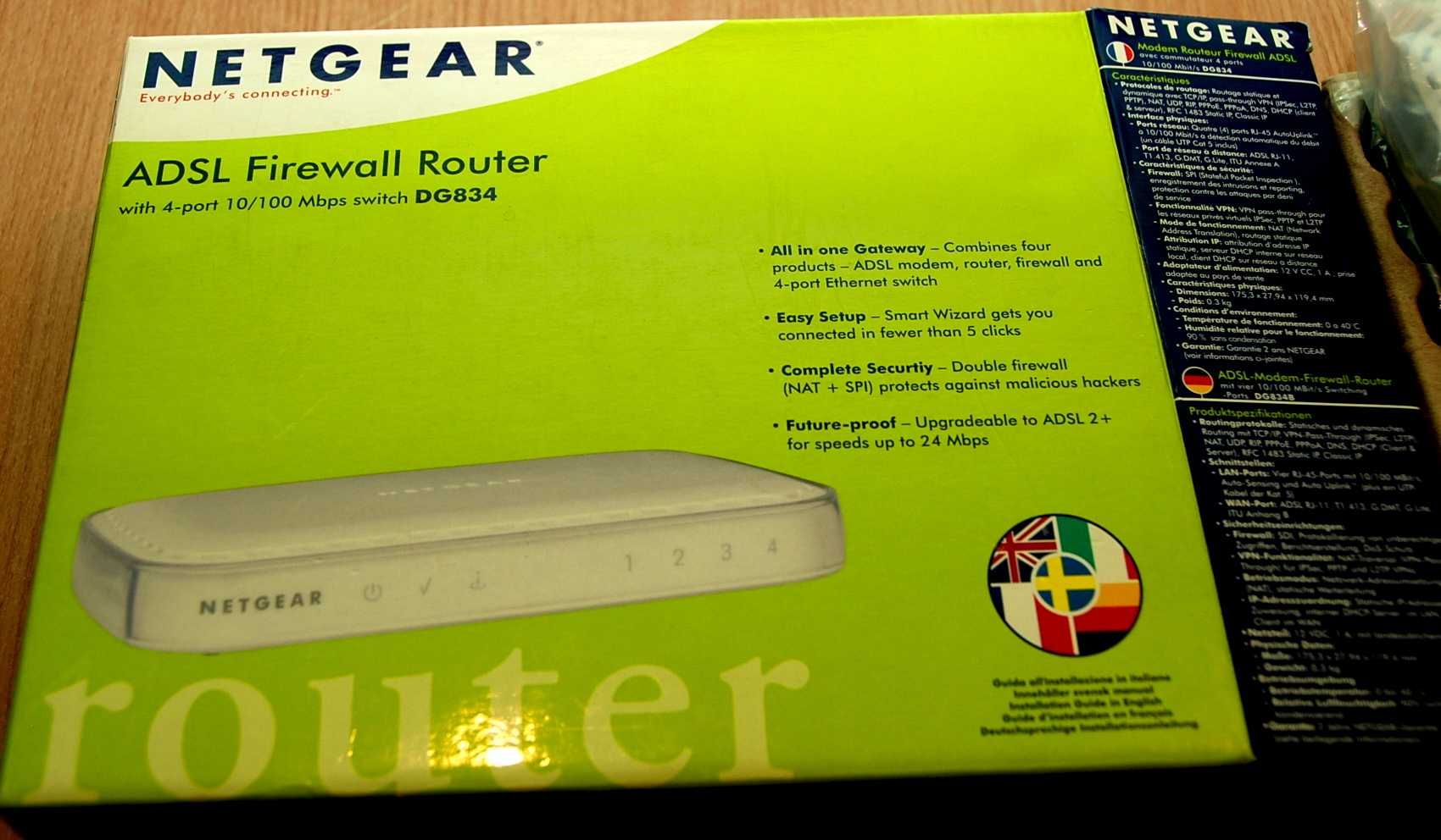 Router bezprzewodowy Wi-Fi Netgear DG834 ADSL