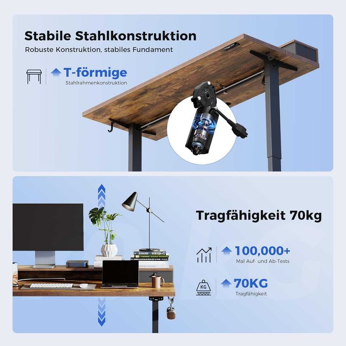 Nowe elektryczne / regulowane / biurko / stół / blat / 120x60CM !R33!