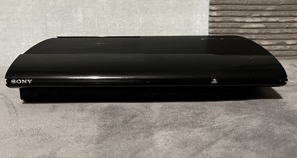 PS3 Super Slim 500GB Konsola Sony PlayStation 3 2 Pady 2 Gry