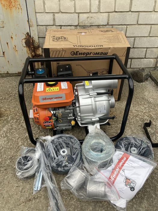 Мотопомпа бензинова , 750 л/хв Енергомаш БП-8750ГВ для брудноі води