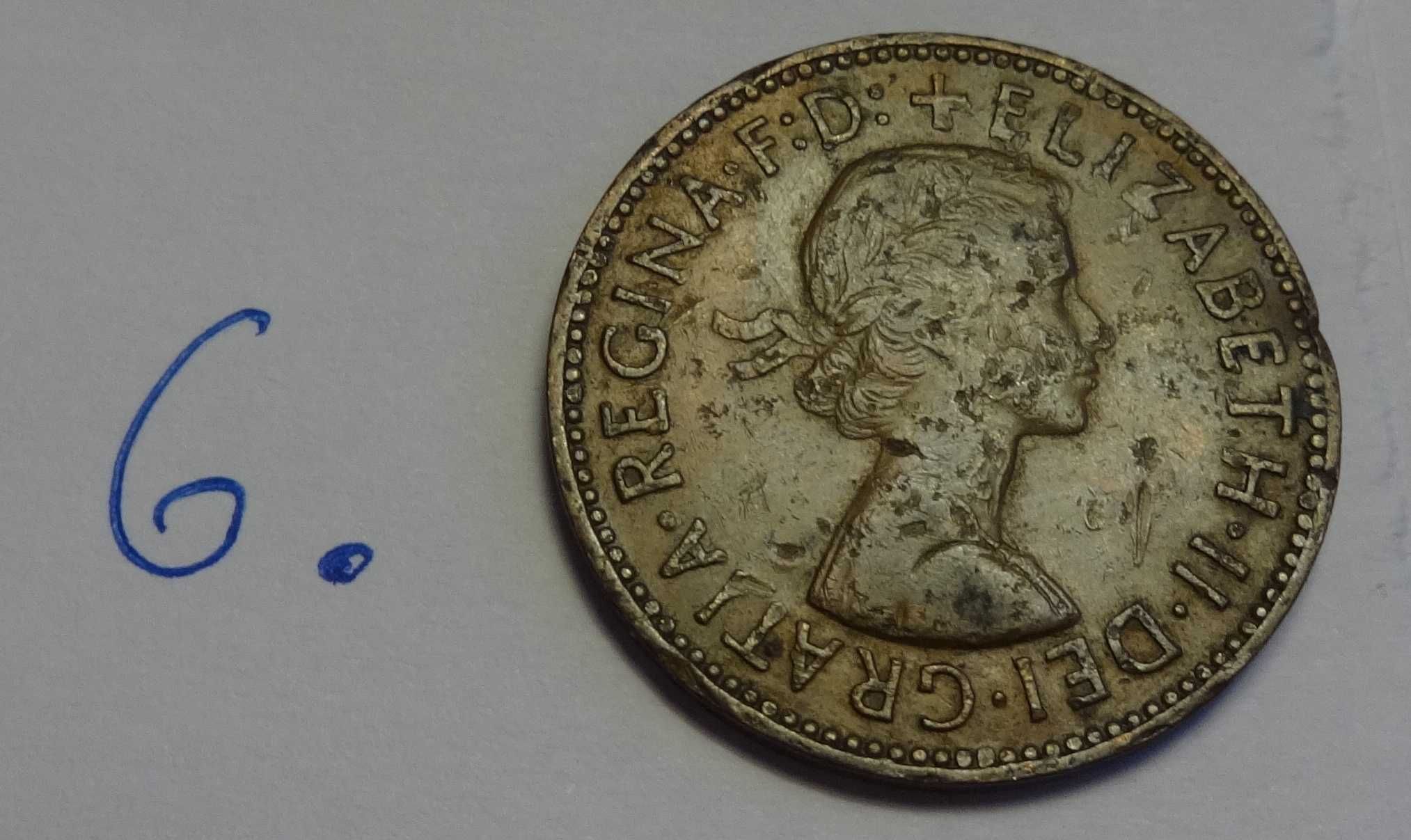 moneta half penny 1963 rok - nr 6