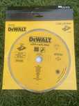 Tarcza Diamentowa DEWALT 254mm do Płytek i Gresu (używana raz)