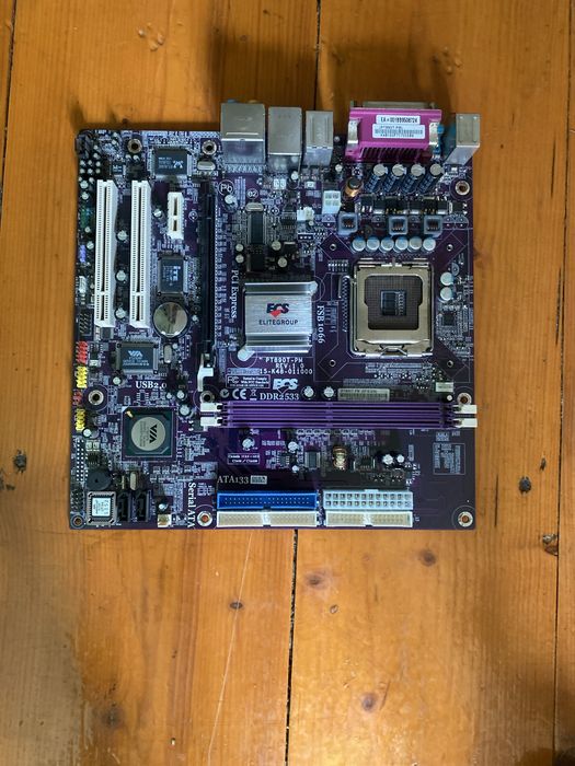 Материнська плата ECS PT890T-PM ATA/SATA/DDR2 mATX