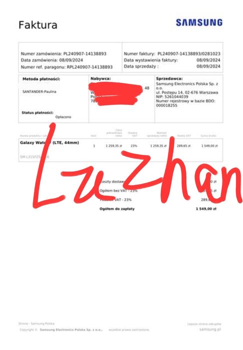 Samsung Galaxy Watch 7, LTE 44mm od Samsung.pl, 10 miesięcy Gwarancja