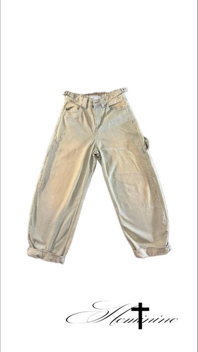 джинси бершка, бежеві, 38 розмір