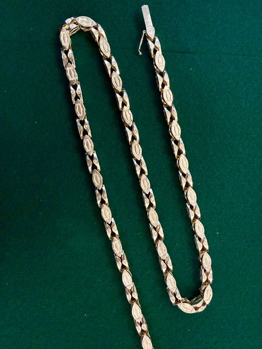 Złoty Łańcuch w splocie cartier 128g