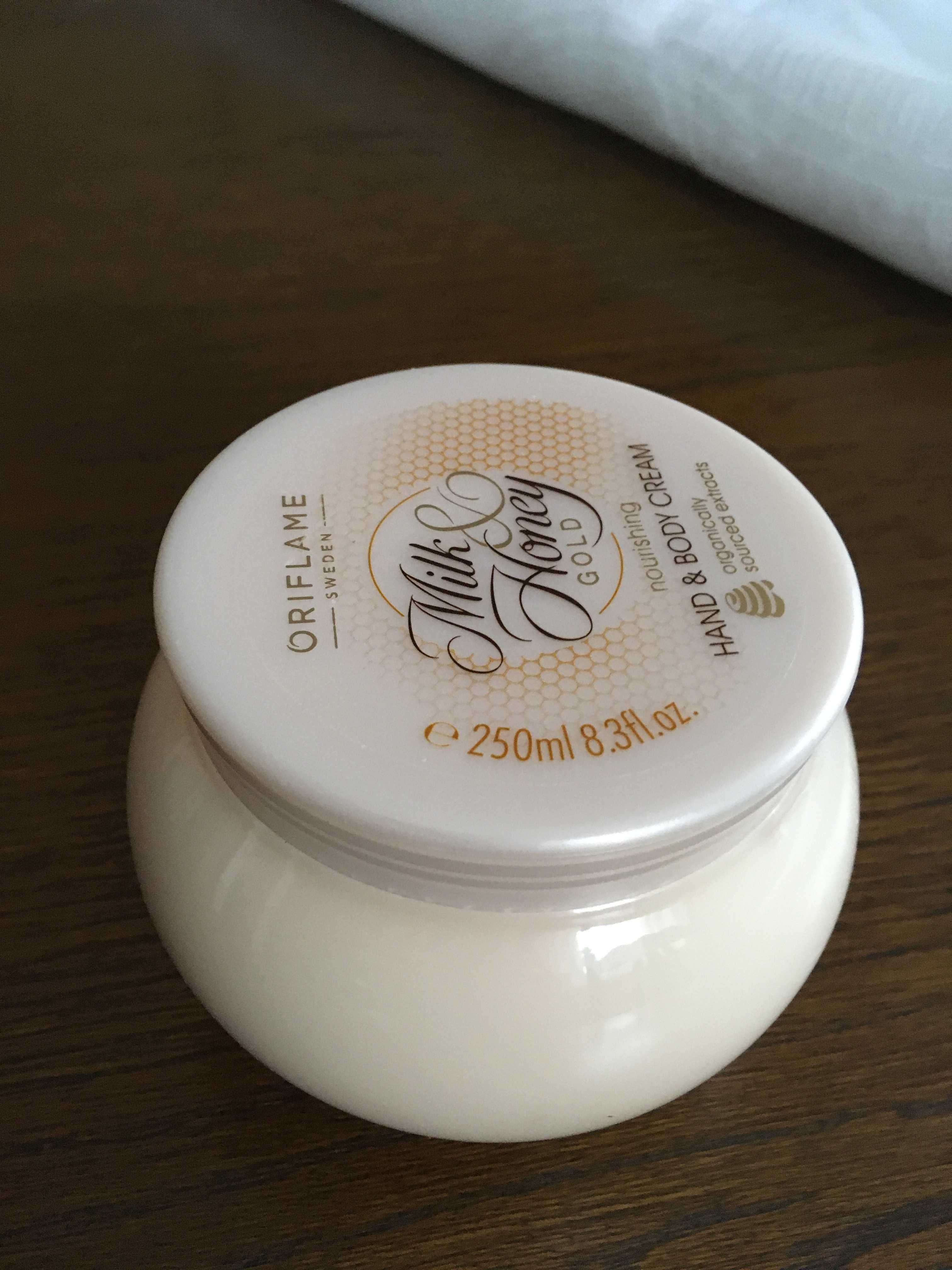 Odżywczy krem do ciała MILK&Honey Gold Oriflame 250 ml, nowy.