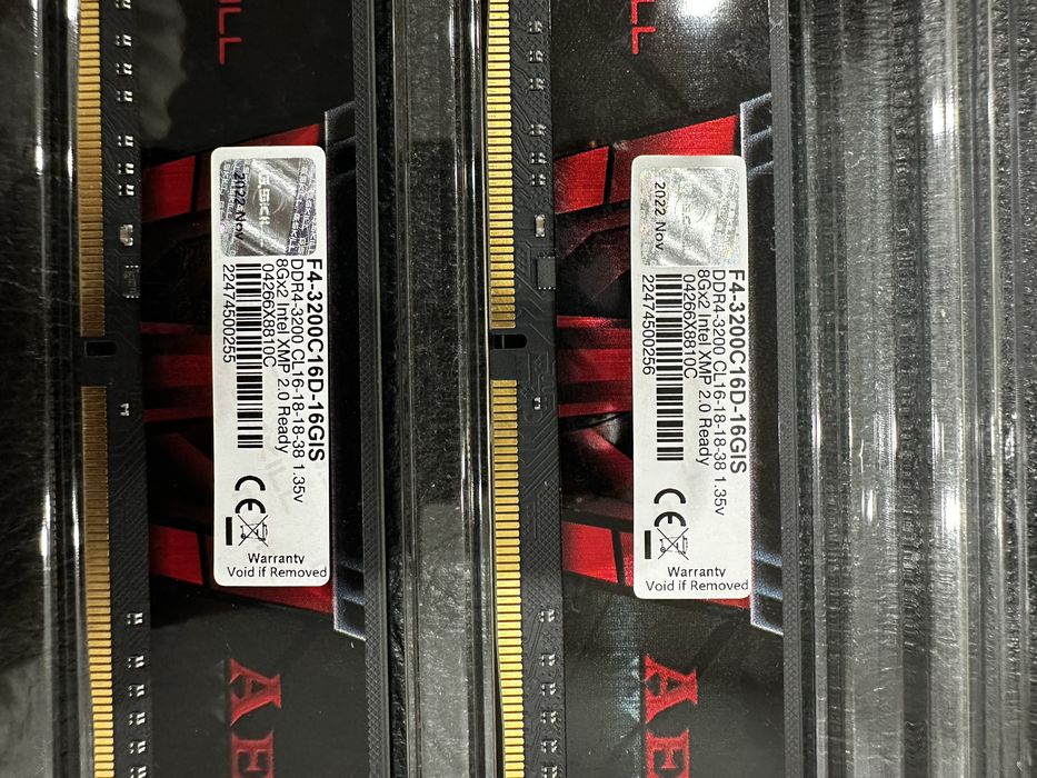 RAM Placa 8Gx2 AEGIS (NOVAS)