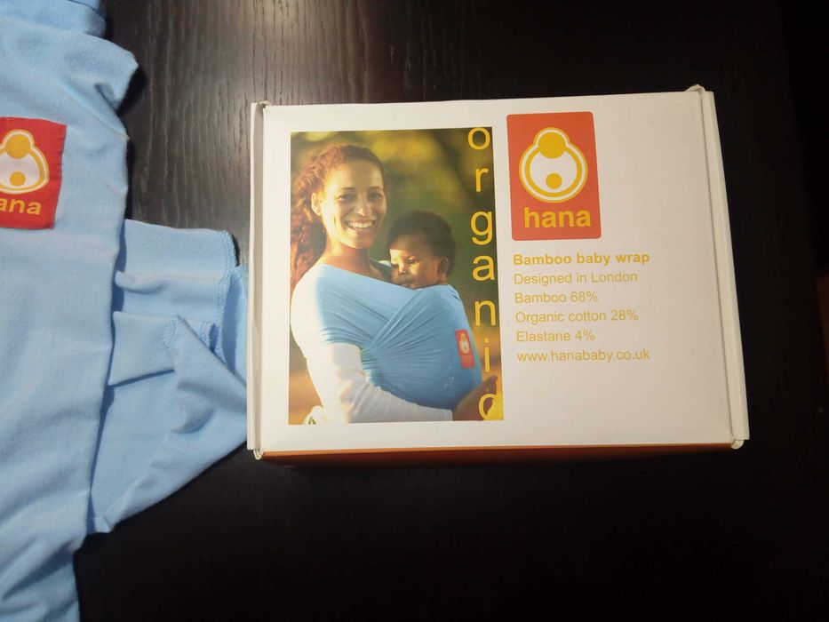 Bamboo Baby Wrap - marca HANA - pano transporte bebé