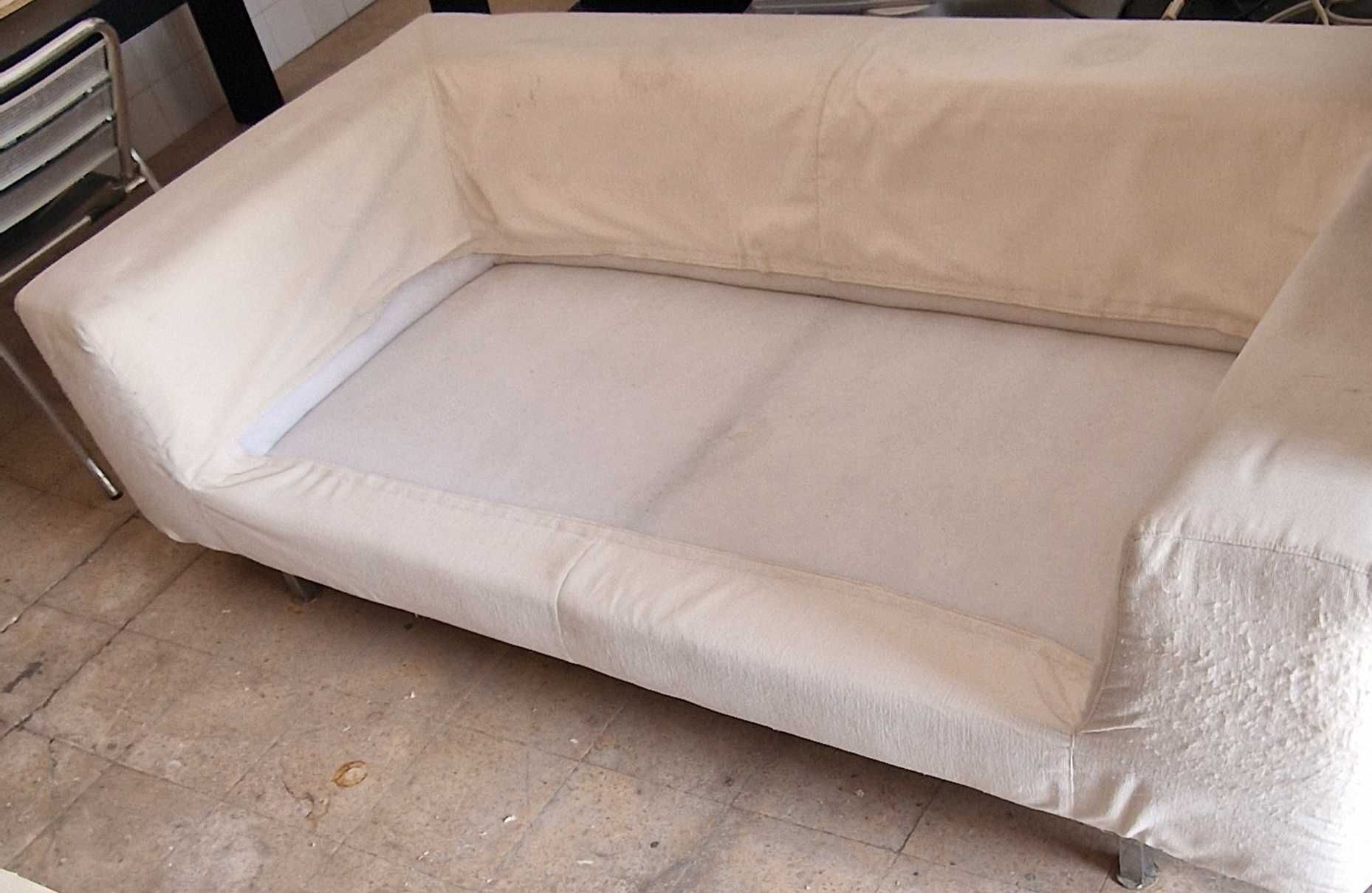 Sofá branco 2 lugares