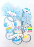 zestaw 9 sztuk gumek do włosów Cinnamoroll Sanrio Kawaii Hello Kitty
