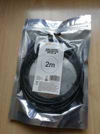 Kabel sieciowy 2 metry / Nowy