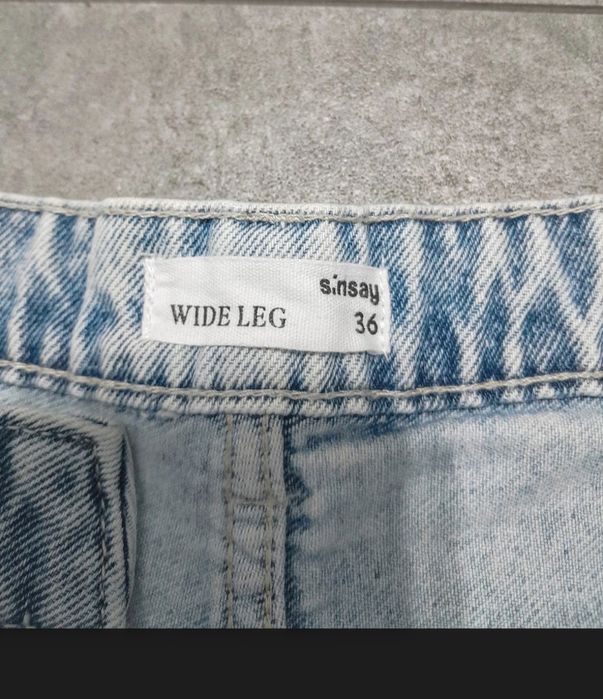Spodnie wide leg 36 S