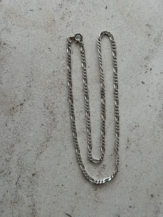 Fio de malha 3+1 / figaro em prata portuguesa