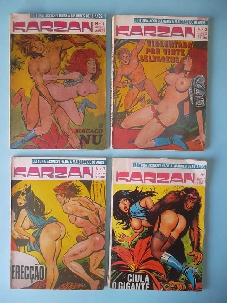 "KARZAN" - Clássico da Banda Desenhada erótica em Portugal