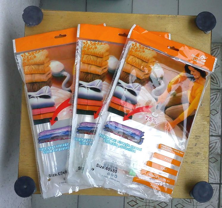 Вакуумні пакети для різних речей