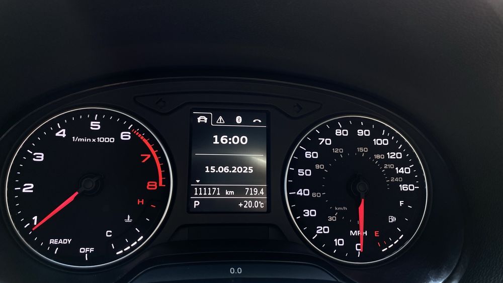 Audi A3 8V 2.0T 220KM Quattro S-Line Panorama S-Tronic 111Tyś km 2016r