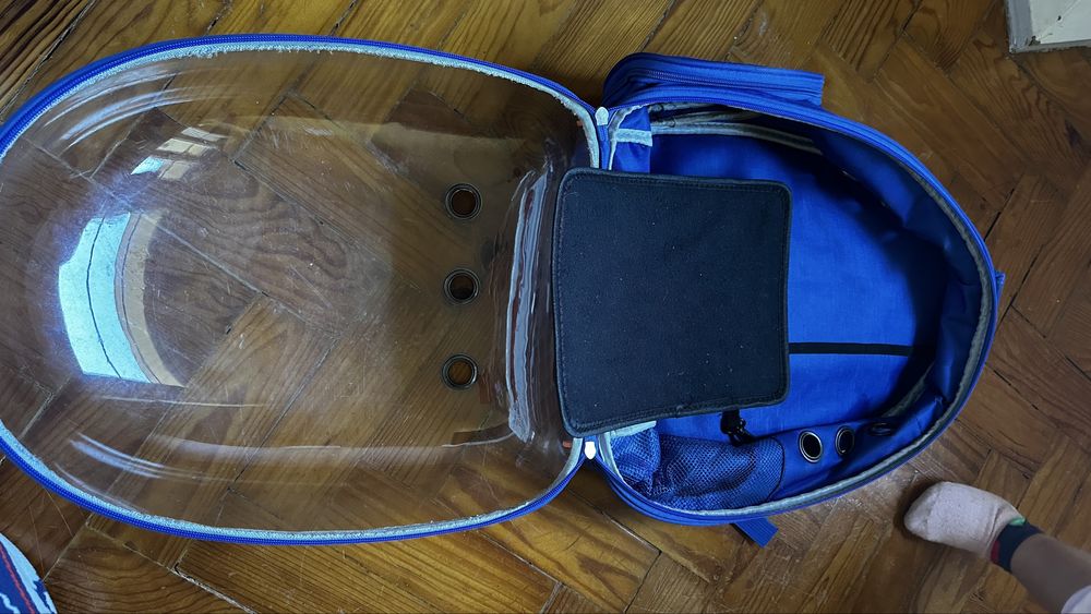 Mochila transportadora de gatos ou cães (pequeno porte)