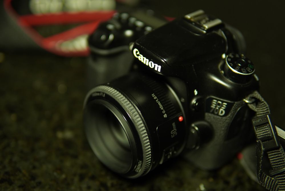 Canon 70D + lente 50 mm