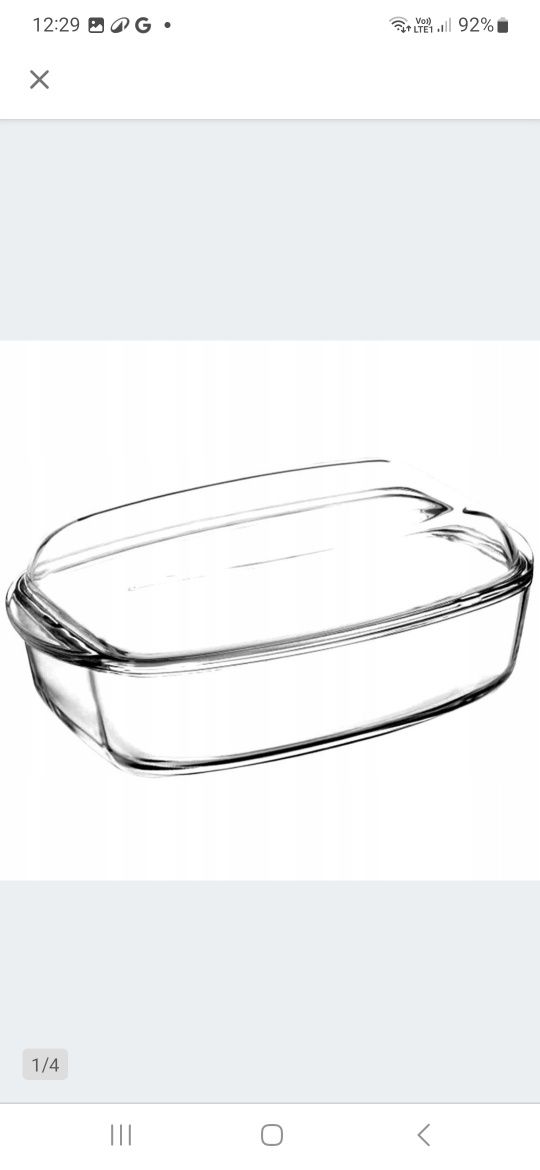 Pyrex naczynie ŻAROODPORNE ESSENTIALS z pokrywką 7L