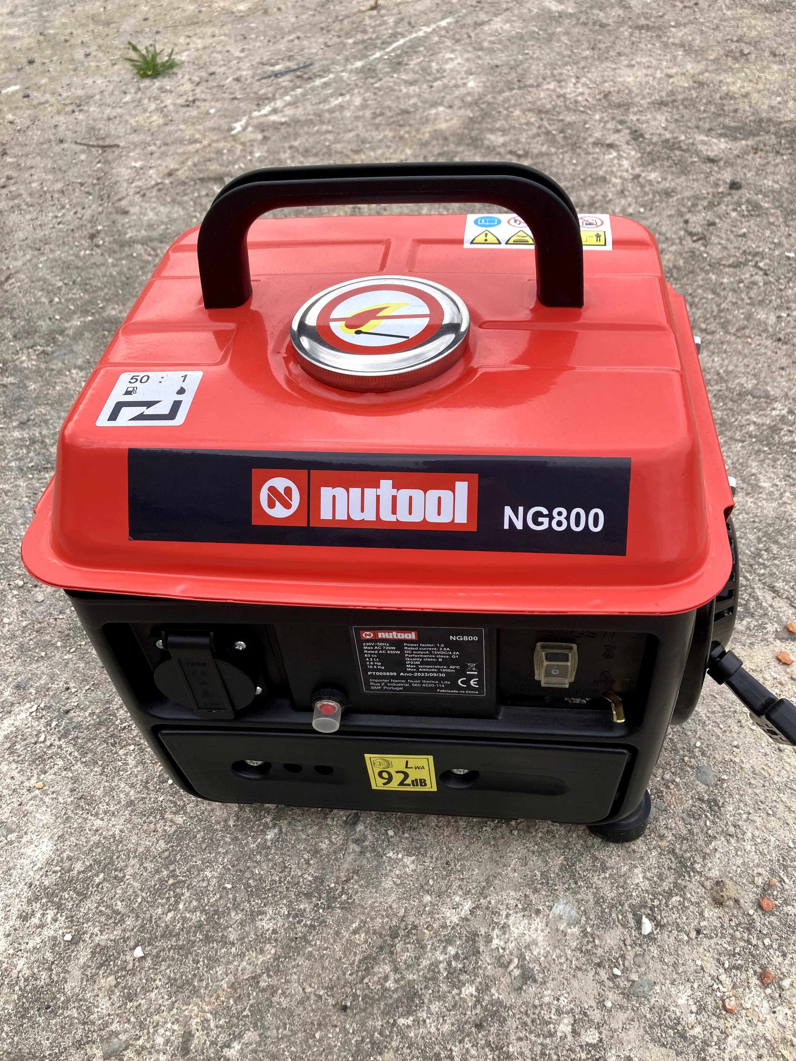Gerador a gasolina 720 w 2,6 hp Nutool NG800 (com fatura e garantia)