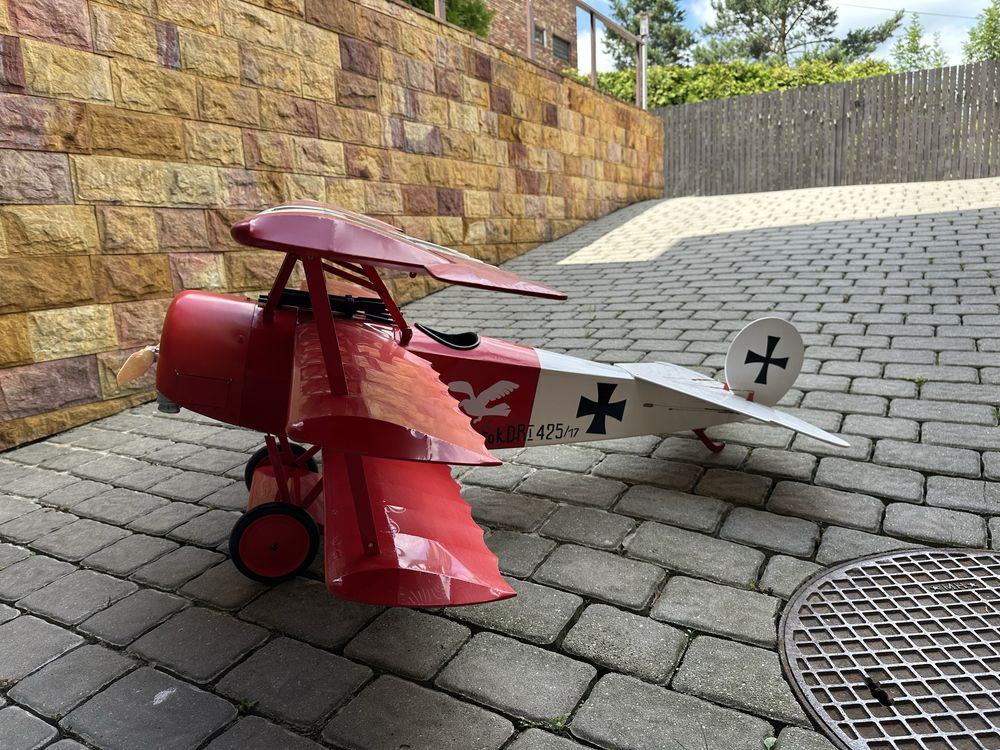Unikat!!! trojplatowiec rc Fokker Dr 1 Richthoffen model samolot IWW