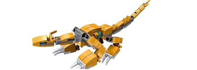 LEGO NINJAGO  Золотой механический Дракон Ниндзя