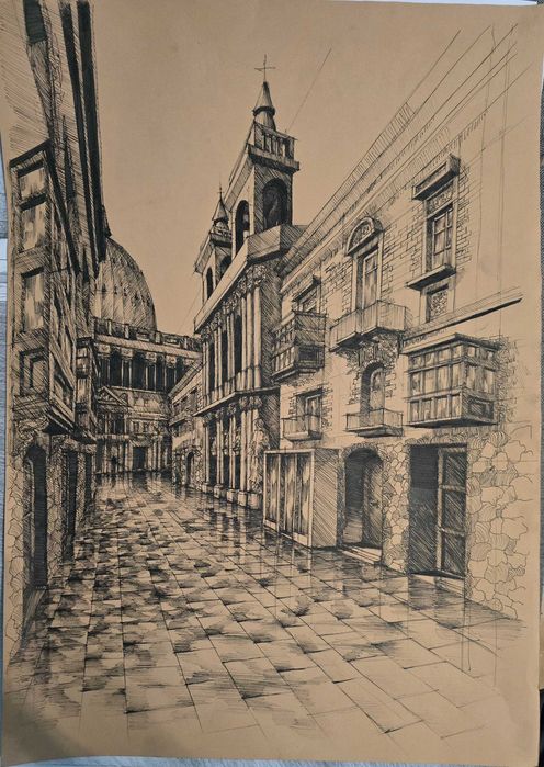 Zajęcia z rysunku architektonicznego