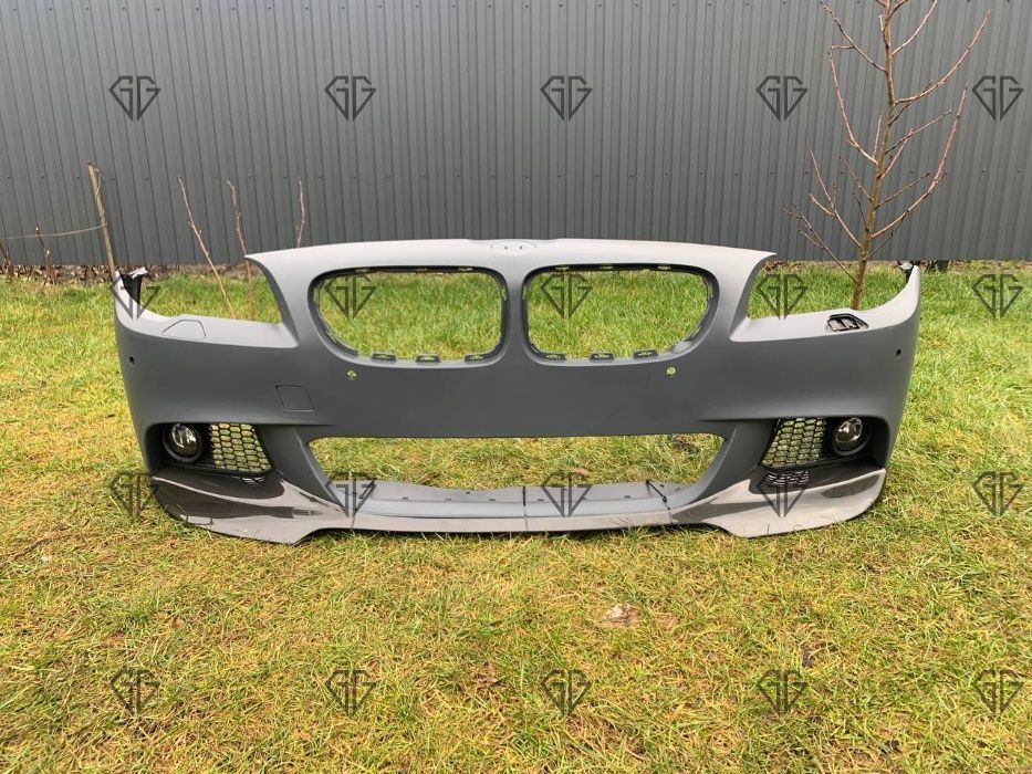 Сплитер переднього бампера BMW F10 F11 губа м-пакет MP Style Carbon