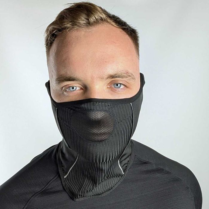 Снуд чорний, snood, баф, горловик, фліс, рефлективний, снуд на флісі