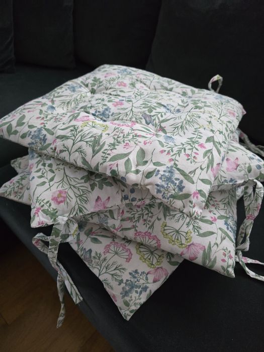 Poduszki na krzesła z wiązaniem