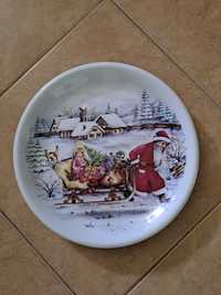 Talerz, porcelana Boże Narodzenie