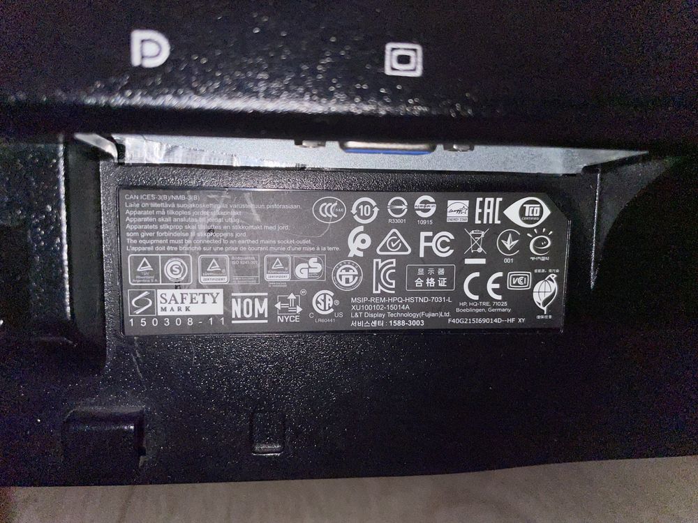 Monitor hp prodisplay P222va