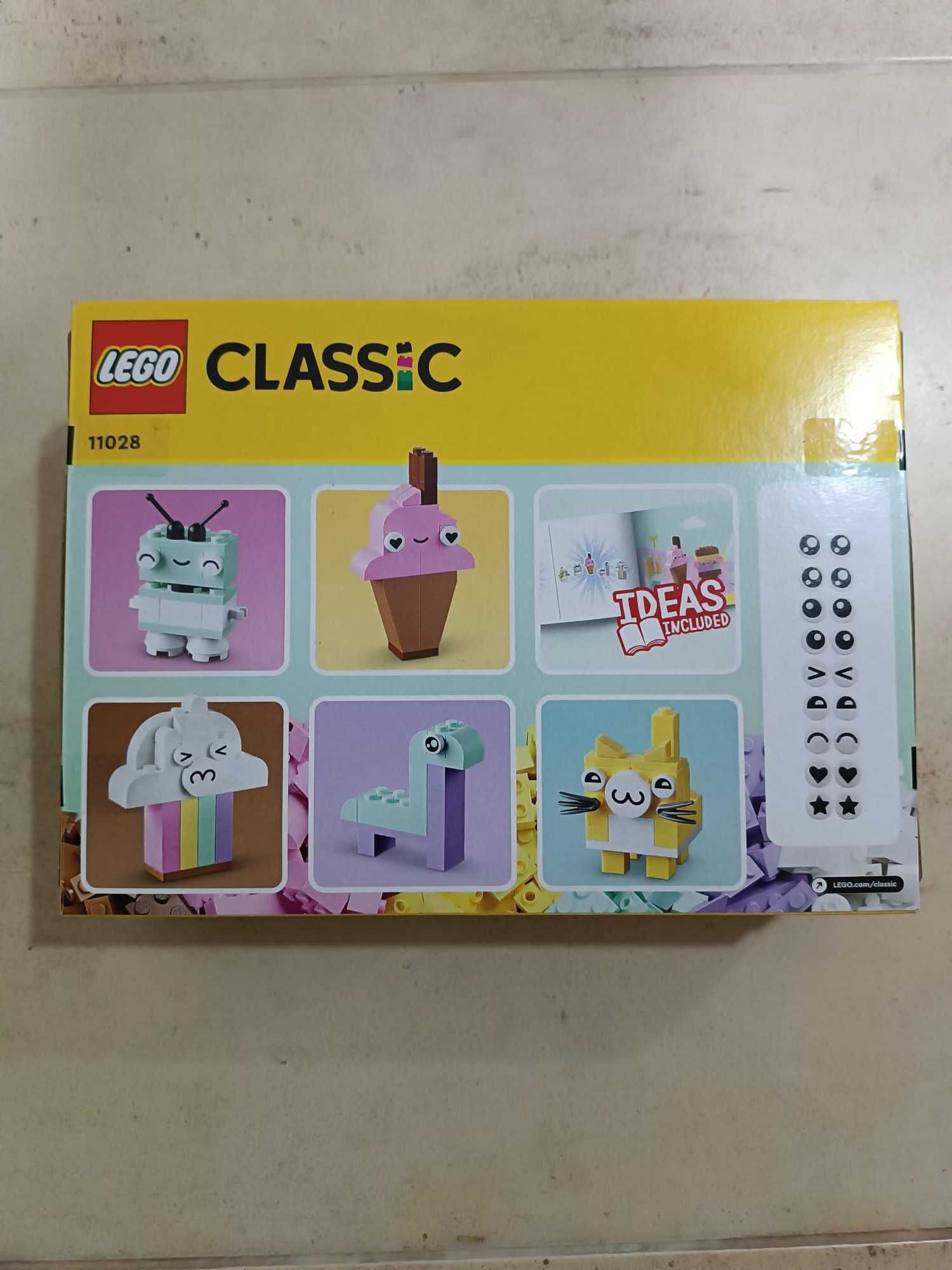 Caixa LEGO Classic 333 Peças / Tons Pastel (NOVO)