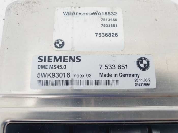 Siemens ms45 ews off bmw e60/e65/x5/x3 modyfikacja zdalna chip tuning