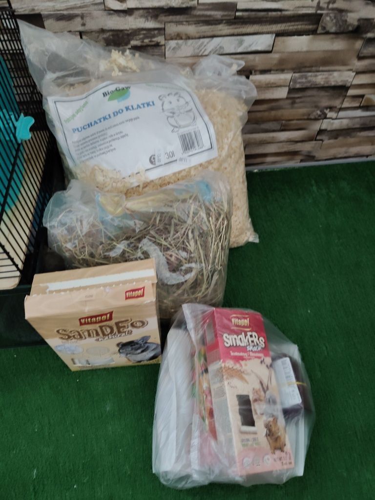 Klatką dla gryzonia, chomika Zolux Neo Panas czarny.