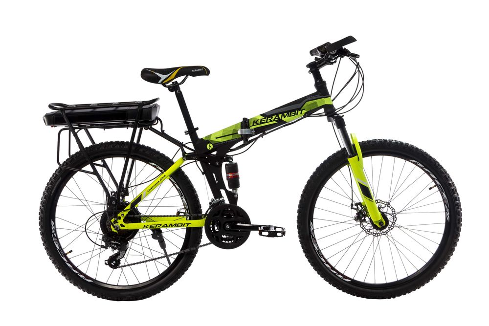 Электровелосипед 36V 12Ah 350W складной с багажником