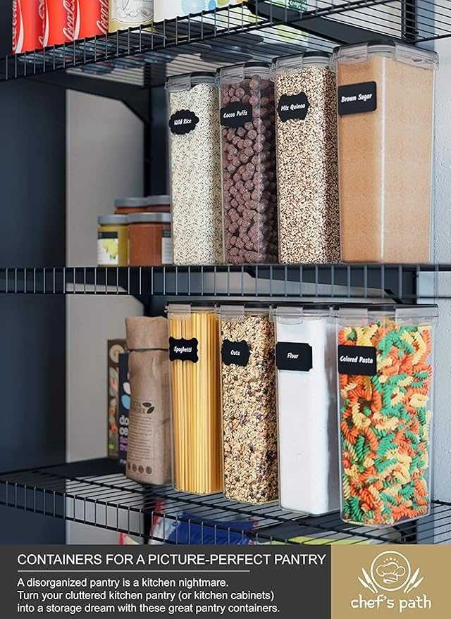 Zestaw hermetycznych pojemników 8szt.-szczelne JAKOŚĆ PREMIUM 2,8l-342