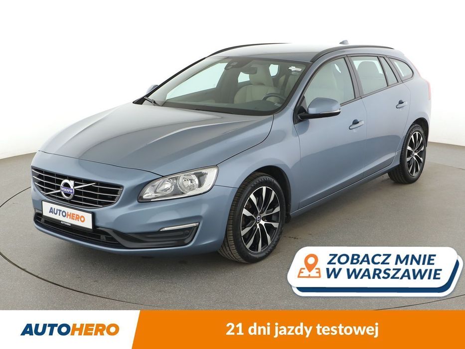 Volvo V60 FV23 2.0D Linje Svart Klimatyzacja Tempomat Nawigacja Skóra TFT Kamera