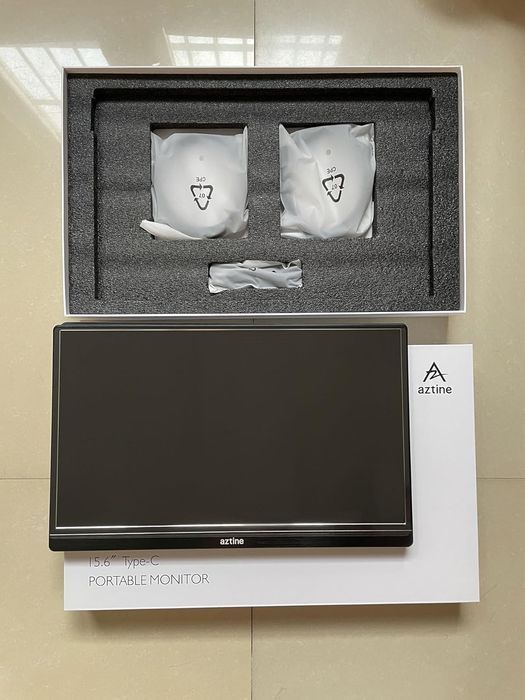 Aztine Przenośny Monitor 15,6" Fhd Ips Usb-C Hdmi Do Laptopa