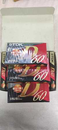 Продам аудиокассеты TDK-60 новые в упаковке.