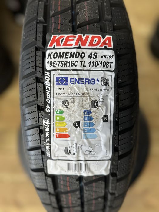 NOWE opony 195/75R16C Kenda Komendo 4S KR105 całoroczne bus WYSYŁKA