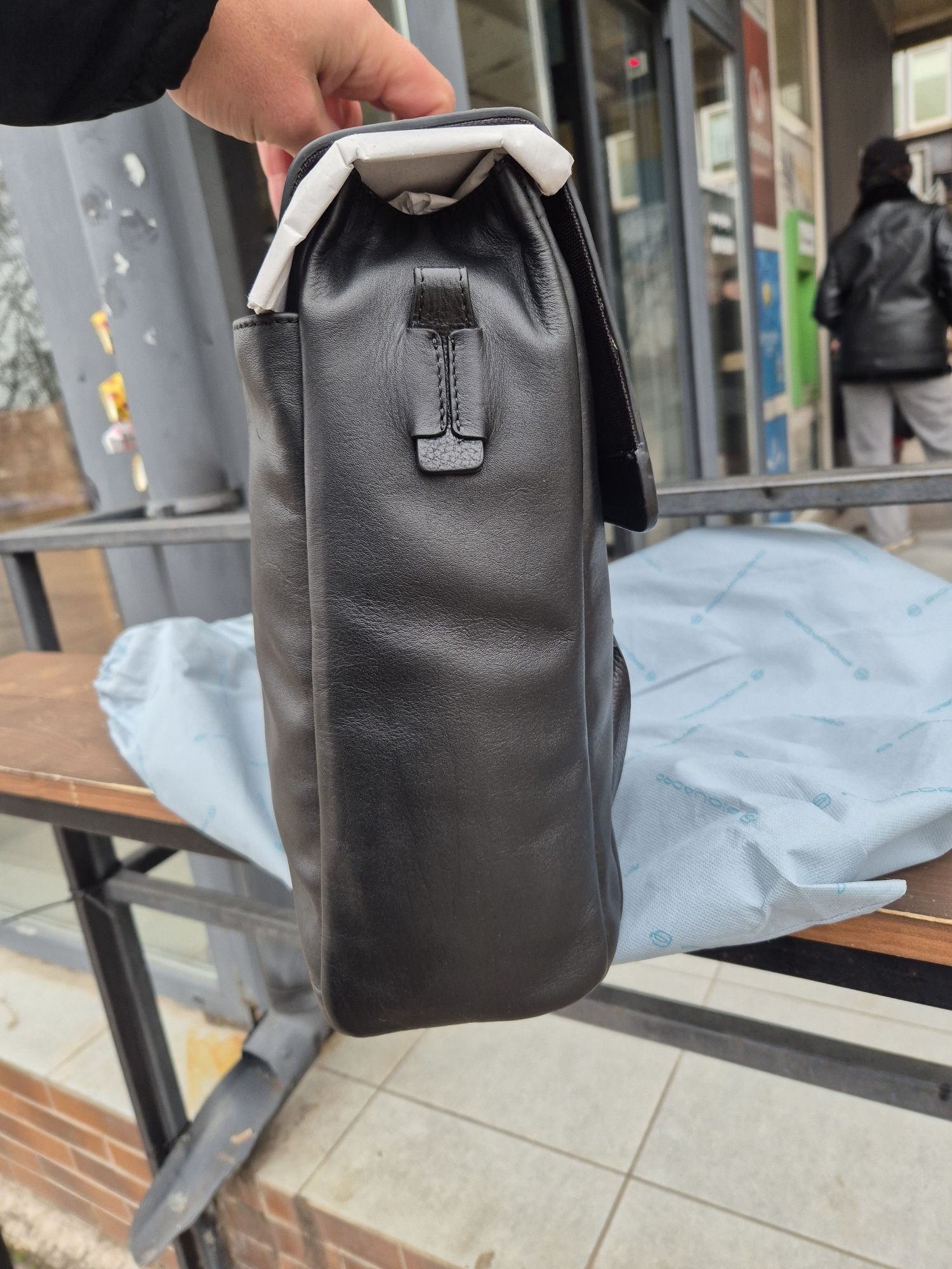 Кожаная сумка портфель Piquadro original